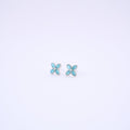 Azure Bloom Studs